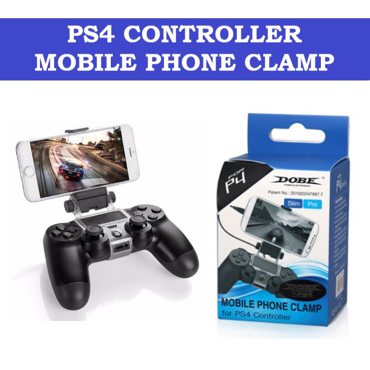 PS4 DOBE Mobile Phone Clamp Smart Phone Controller Clip DS4 Mount