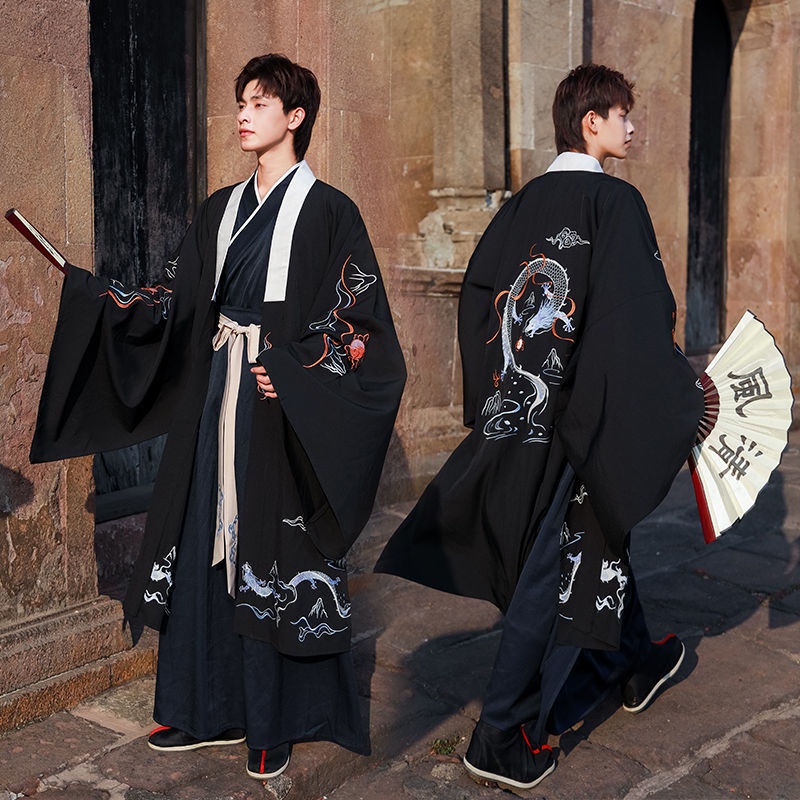 Hanfu huai male antique dust flowing boys copyrighted big yards costum ...