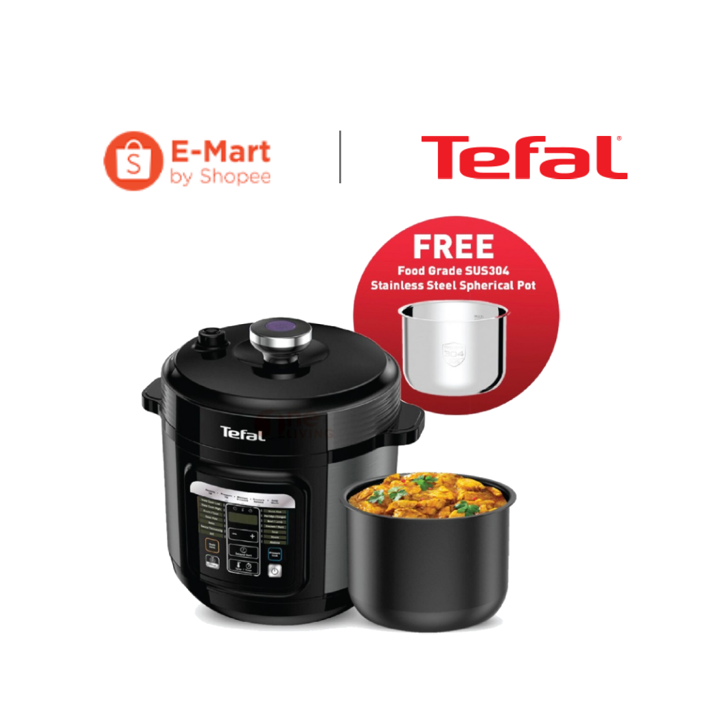 TEFAL CY601D XA622D Home Chef Smart Multicooker Pressure Cooker