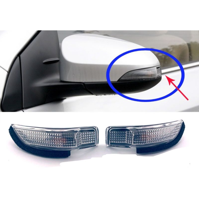 IJDM Dynamic Sequential Blink LED Side Mirror Turn Signal/Driving Parking/Puddle Light For Toyota Prius C Venza,Avalon,Corolla,e - Foto 4