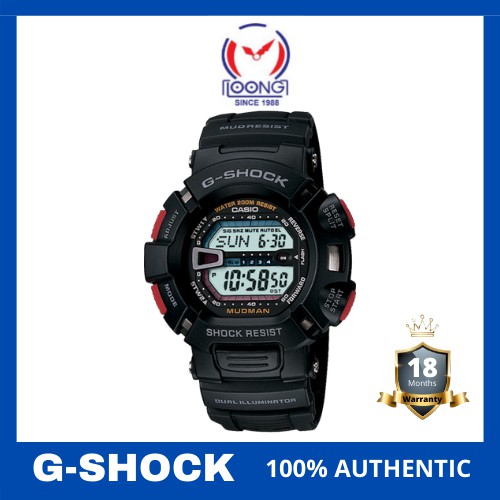 GSHOCK G9000 Series Mudman Vintage 100 authentic Resin Men Sports Watch MACRO Jam Tangan 18months warranty Casio Shopee Malaysia