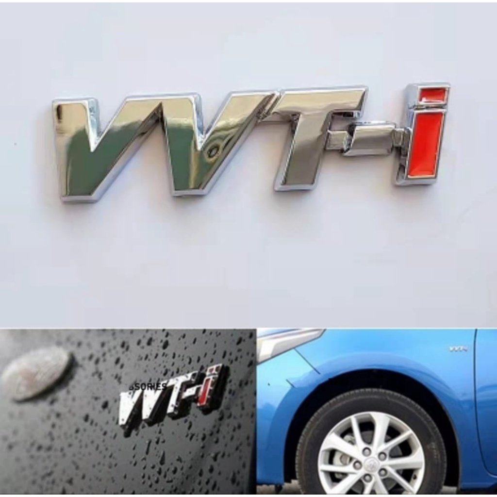 VVTi Chrome Emblem Logo For Car | Shopee Malaysia