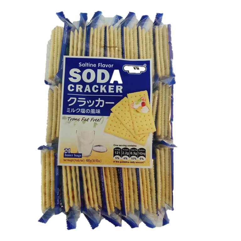 23g x 21pcs SANWA Malt Soda Cracker Saltine /Grains / Sesame [ My foodies King ] Shopee Malaysia