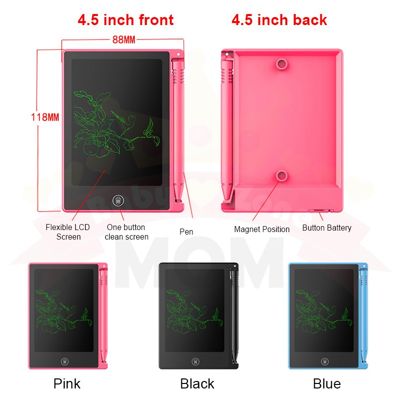 8.5/12 inch Portable Smart LCD Writing Tablet Electronic Notepad ...
