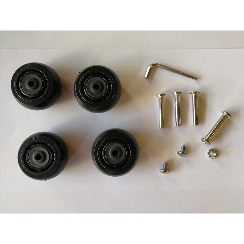 Ready Stock 50 mm x 26 mm Luggage Trolley Replacement Wheels Single