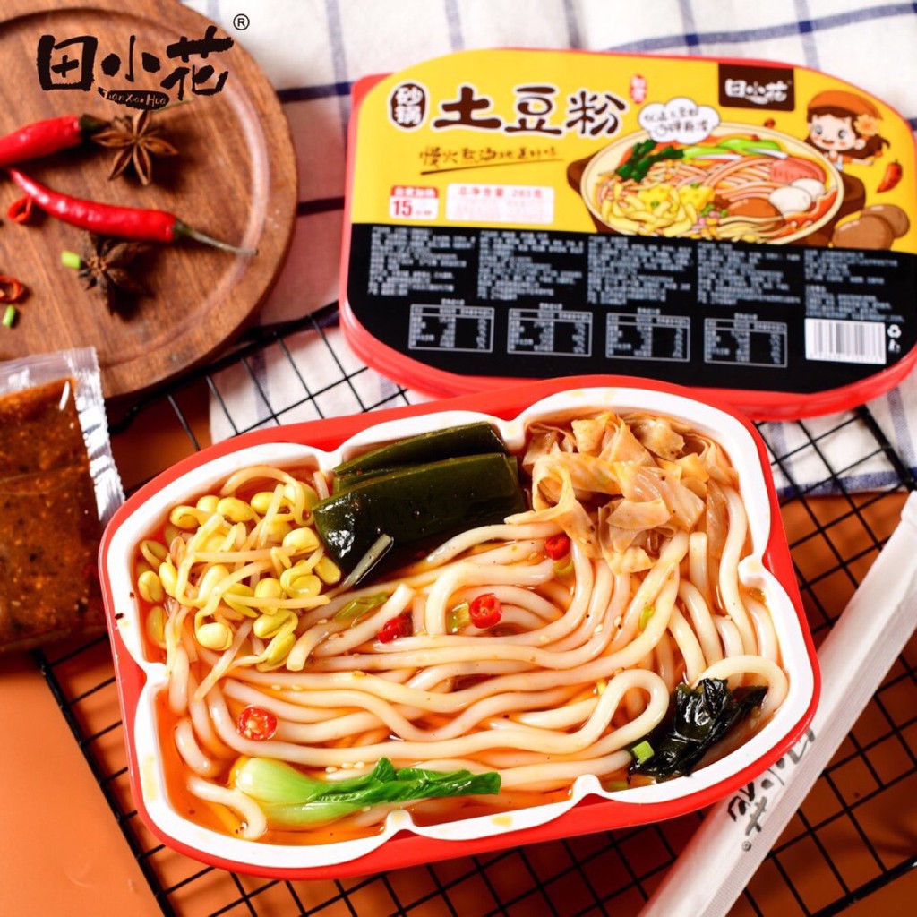 2点セット 田小花 砂锅土豆粉（じゃがいも麺） 土豆粉 その他 加工食品