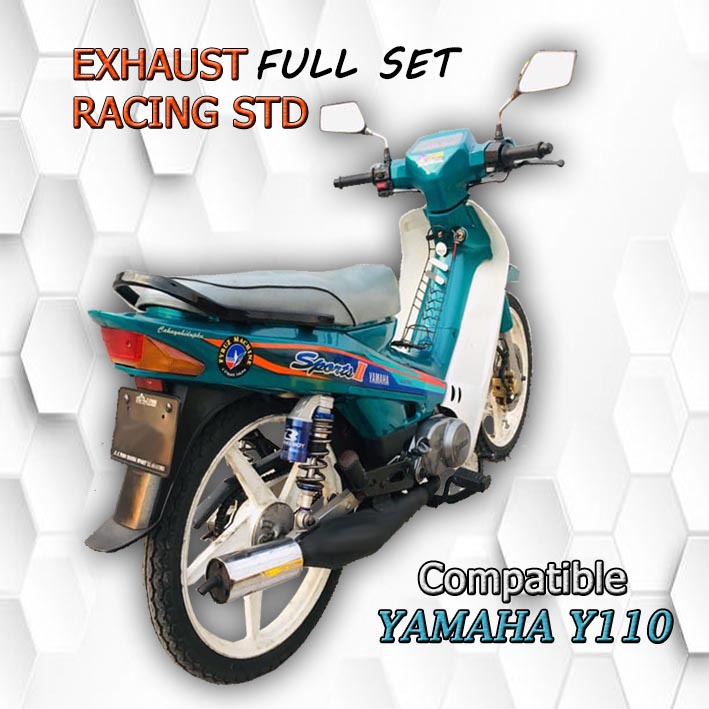 Standard Racing Exhaust Yamaha Y110 | Shopee Malaysia