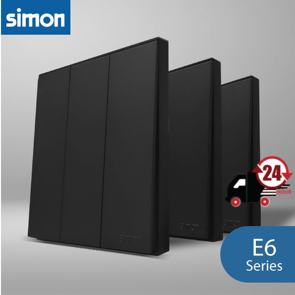 Simon E6 Series Switch / Switches & Socket Outlet (BLACK) | Shopee Malaysia