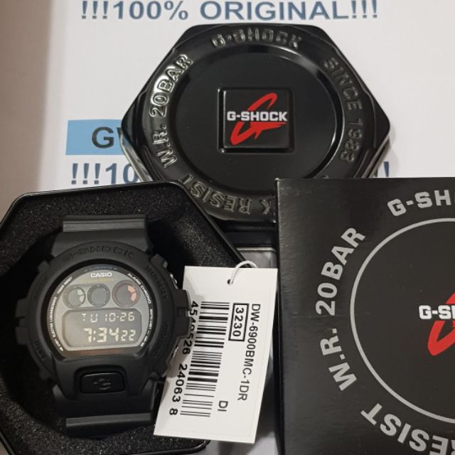 G SHOCK ORIGINAL DW 6900BMC 1 DW6900BMC 1 DW6900BMC With Neon Light 100 ORIGINAL Shopee Malaysia