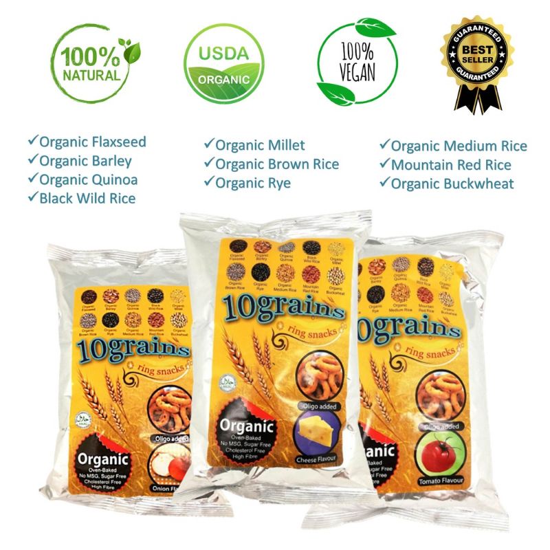 CLEARANCE STOCK - ORGANIC10 GRAIN RING SNACK | HEALTHY SNACK FOR KIDS ...