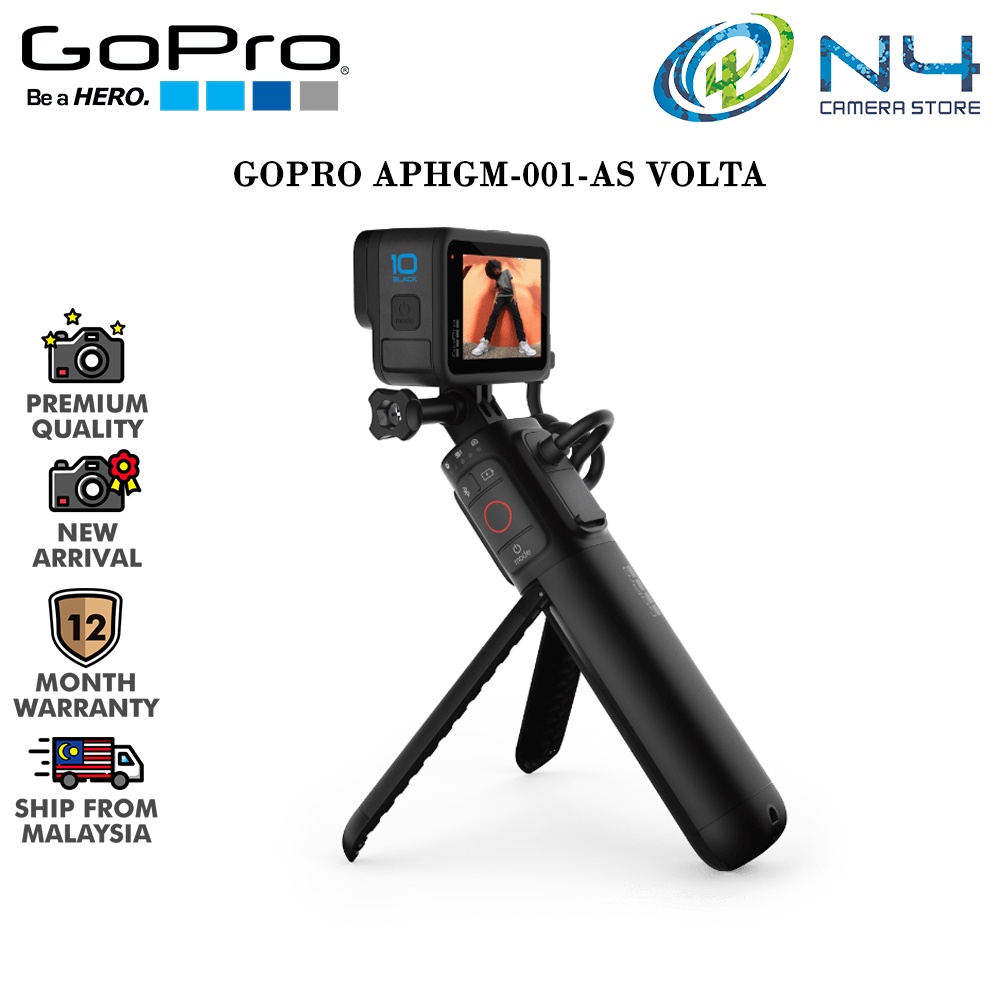 Gopro Volta Power + Grip + Tripod + Remote 4900mAH Battery ( APHGM001