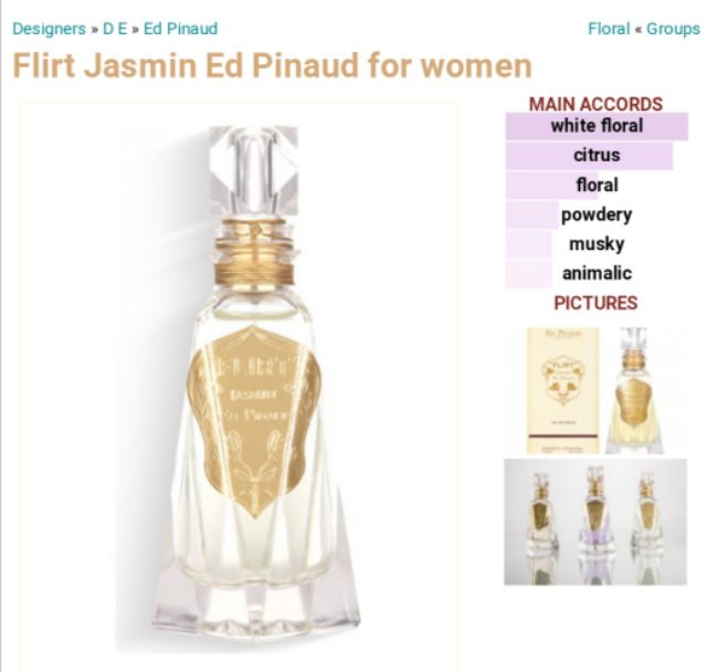 Flirt Jasmin 75ml Ed.pinaud perfume | Shopee Malaysia