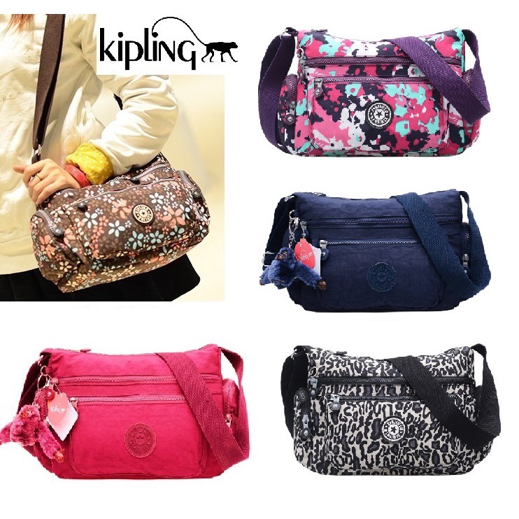 KIPLING Sling Bag Nylon Travel Shoulder Bag LOCAL READY STOCK Shopee Malaysia