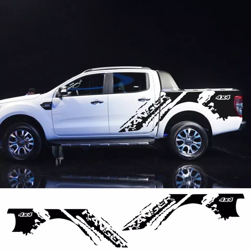 (Ready Stock) S757# 4x4 Ford Ranger Car Body Vinyl Decal Sticker ...