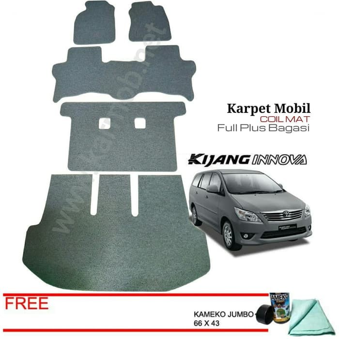 Carpet Mie Vermicelli Coilmat PVC Car Toyota INNOVA GRAND NEW Full