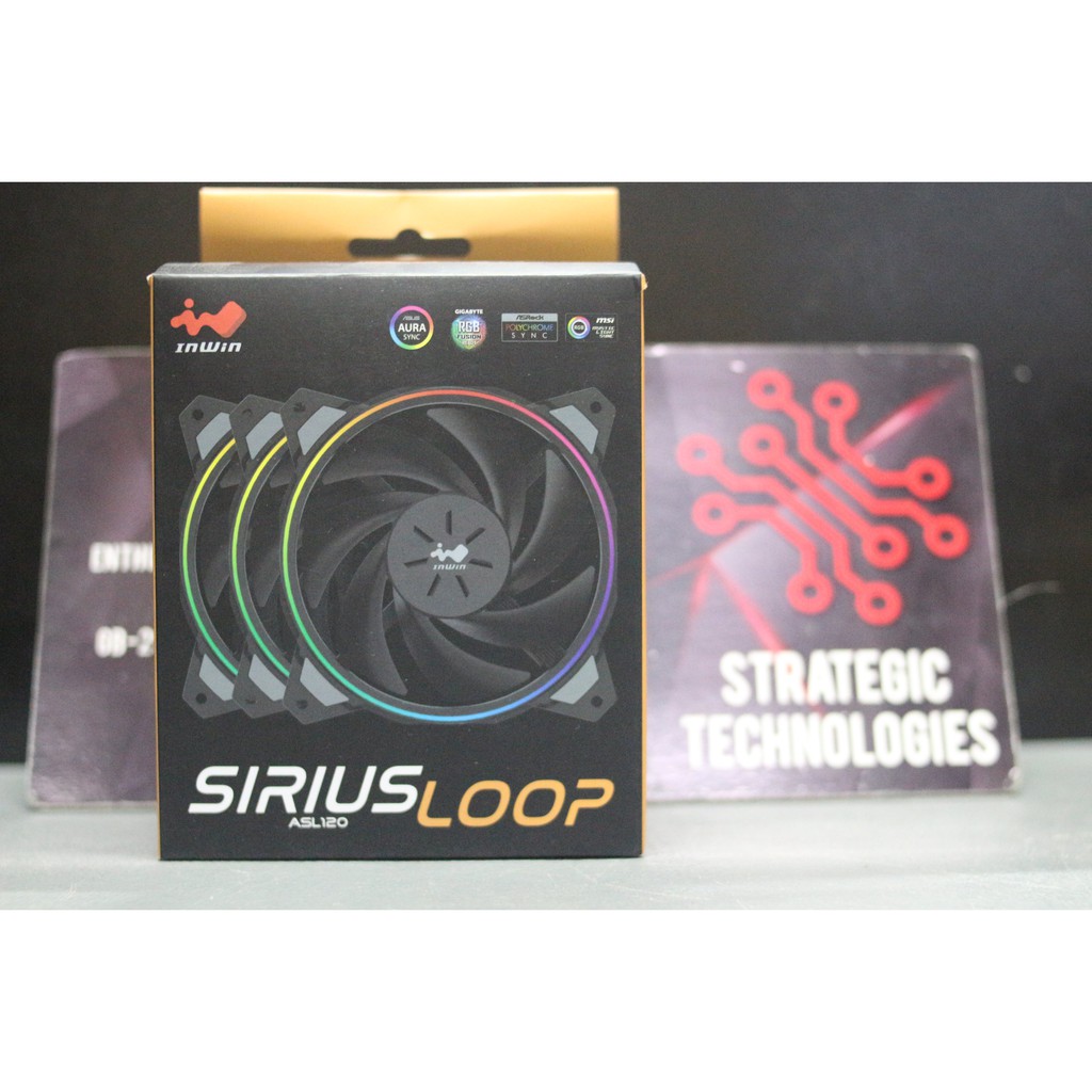 InWin ASL120 Sirius Loop ARGB Fans - Triple Pack | Shopee Malaysia