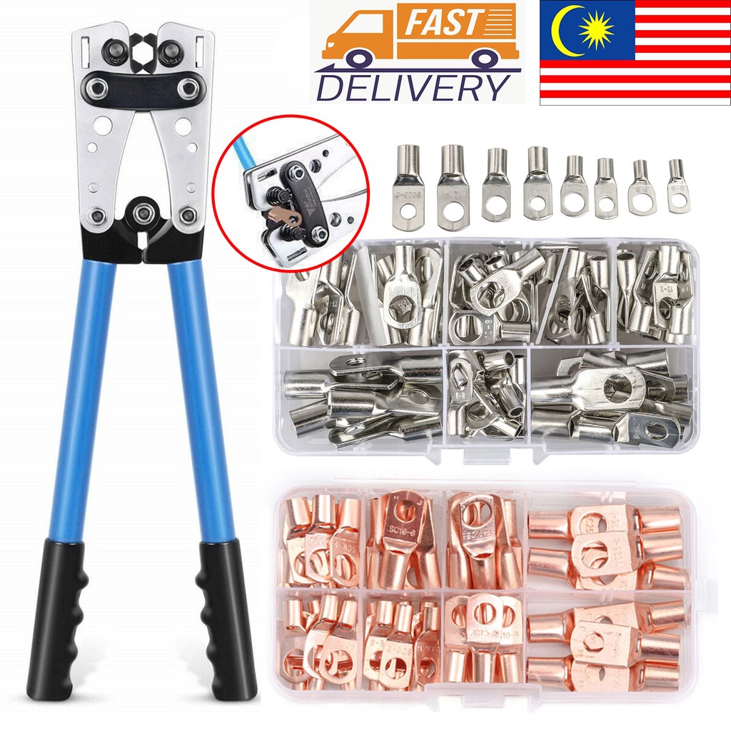 60CPS Assortment Car Auto Copper Ring Terminal Wire Crimp Connector ...