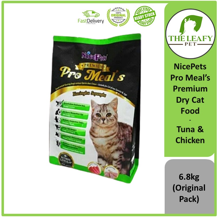 Nicepets / Nice Pets Pro Meal's Premium Dry Cat Food Tuna & Chicken 6