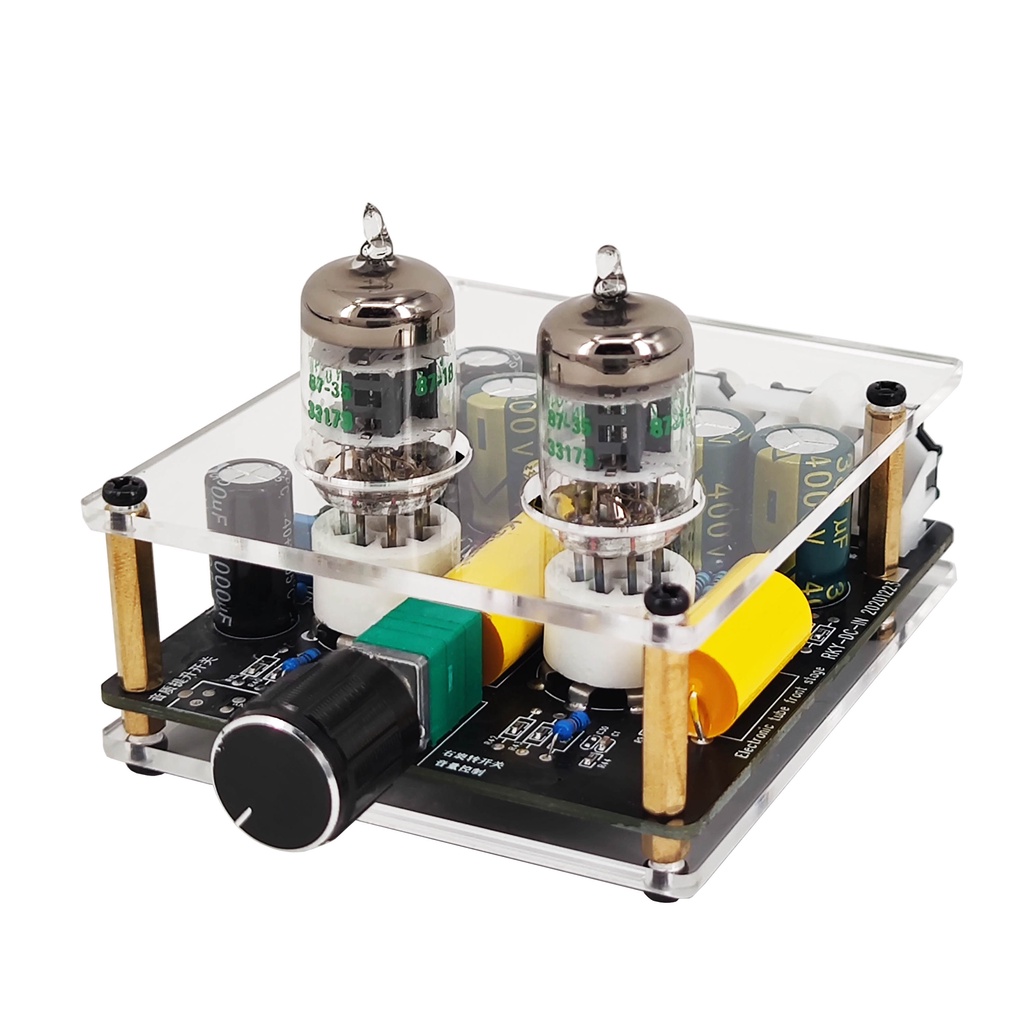 Updated GE5654W 6A2 6K4 Tube Preamplifier Amplifiers HiFi Tube Preamp