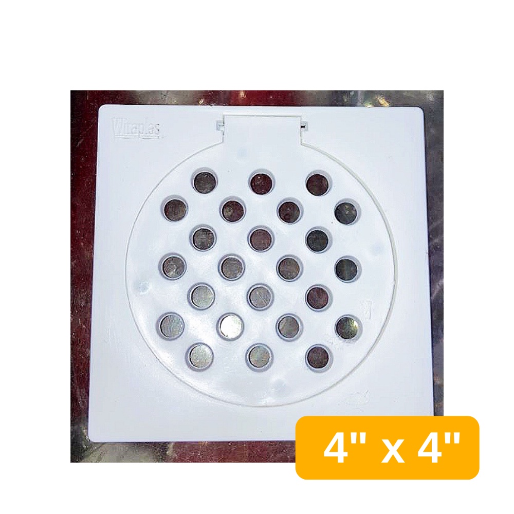 PVC Floor Grating, 4/6 Inches, Bathroom Toilet Plastic Floor Trap, Floor Trap Cover ( GARING