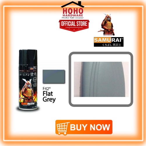 SAMURAI Spray paint FLAT CLEAR FLAT WHITE FLAT RED FLAT BLUE FLAT ORANGE  FLAT GREEN FLAT GREY FLAT YELLOW
