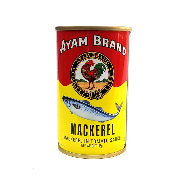 DS Ayam Brand Mackerel In Tomato Sauce 155gm Ikan Macerel Dalam Sos ...