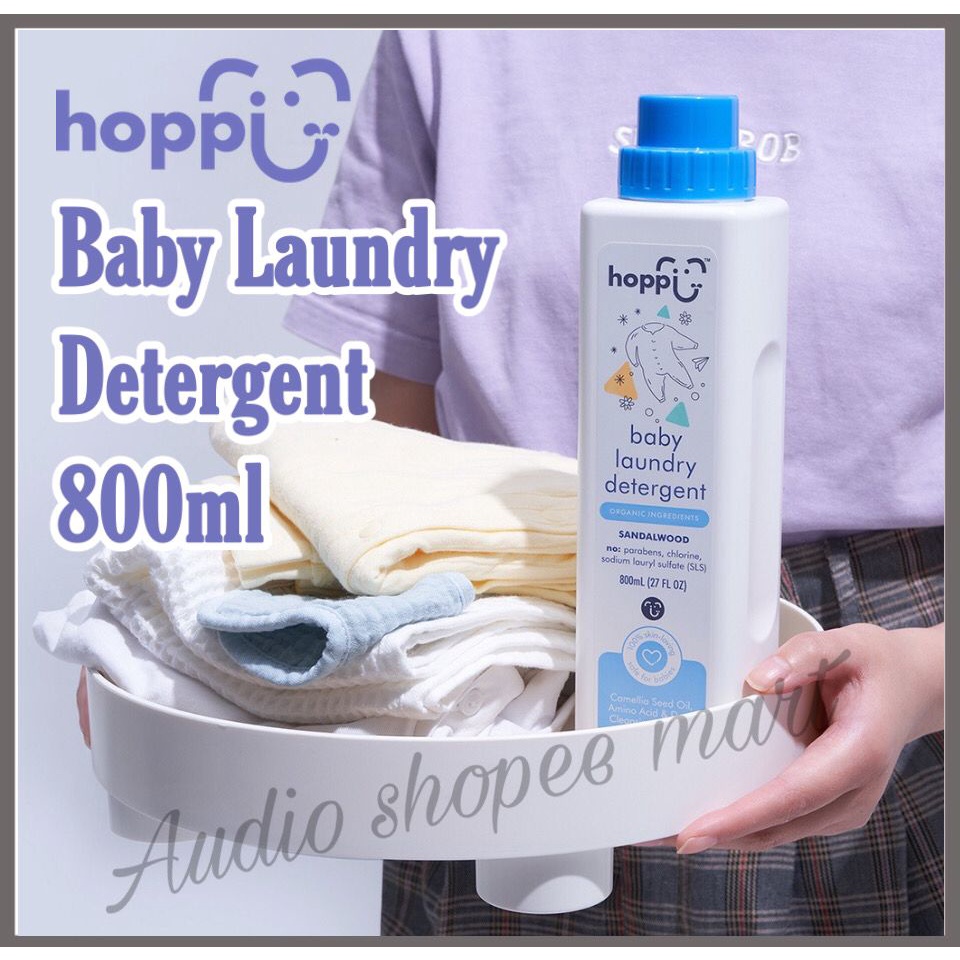 Hoppi 100 Organic Baby Laundry Detergent (800ml/Bottle) Shopee Malaysia