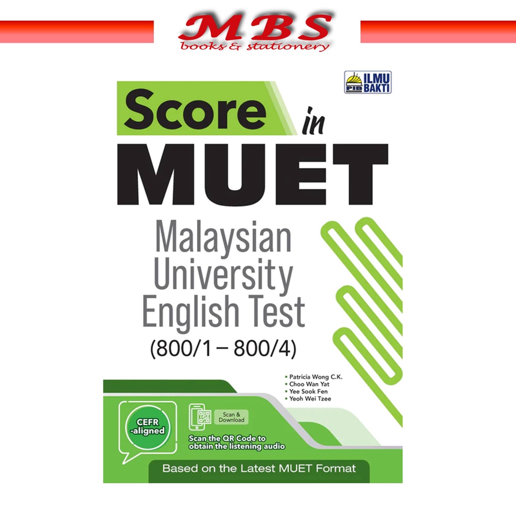 Model Test : Score In MUET Malaysia University English Test | Shopee ...