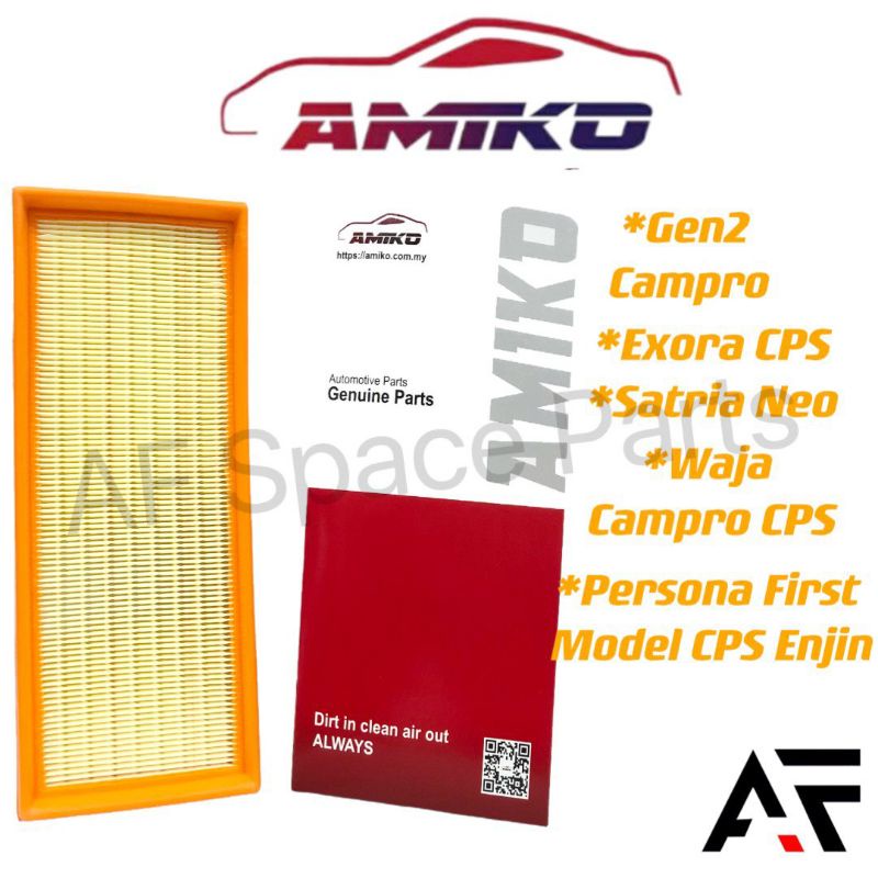 Original Amiko Air Filter Exora CPS,Satria Neo,Gen2 Campro,Waja Campro