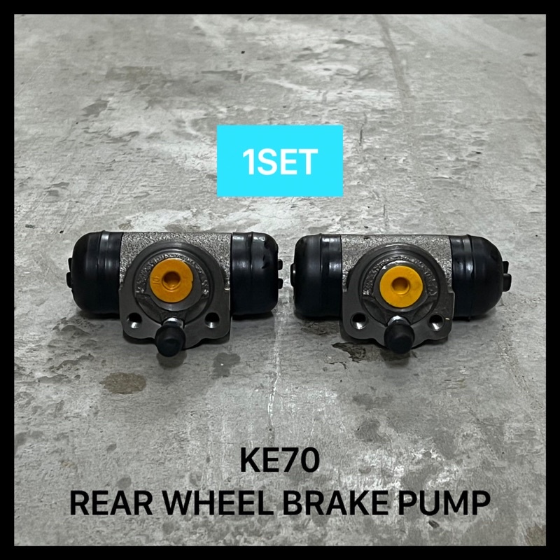 47550-19117 TOYOTA KE70 REAR WHEEL BRAKE PUMP 13/16 SET 2PCS | Shopee ...