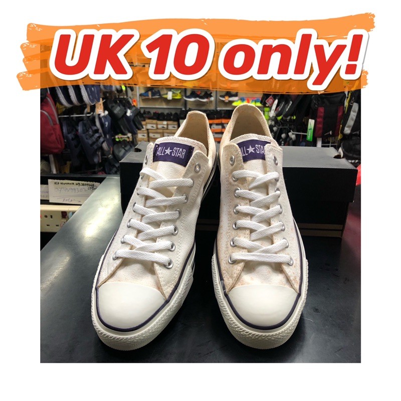 BIG SIZE PROMO Converse All Star Chuck Taylor CT OX White black line School shoe sneaker last stock