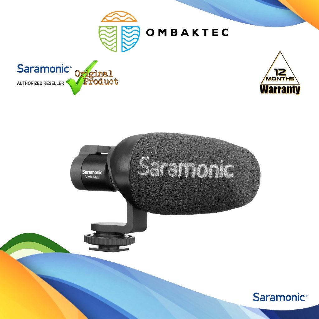 Saramonic Vmic Mini Condenser Video Microphone Mini Ultracompact Camera ...