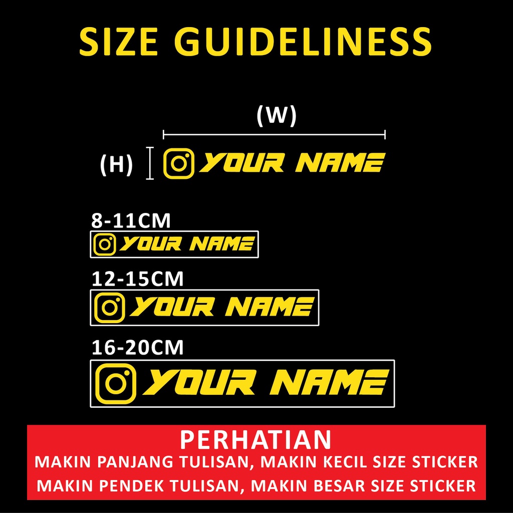 Sticker Name Custom Premium Vinyl Oracal For Phone Casing Balloon ...