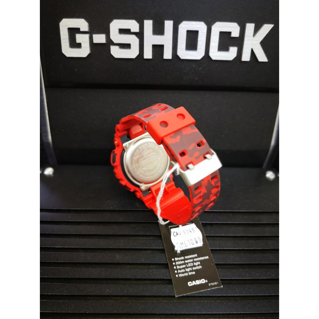 ORIGINAL Casio G Shock GD 120CM RED ARMY Shopee Malaysia