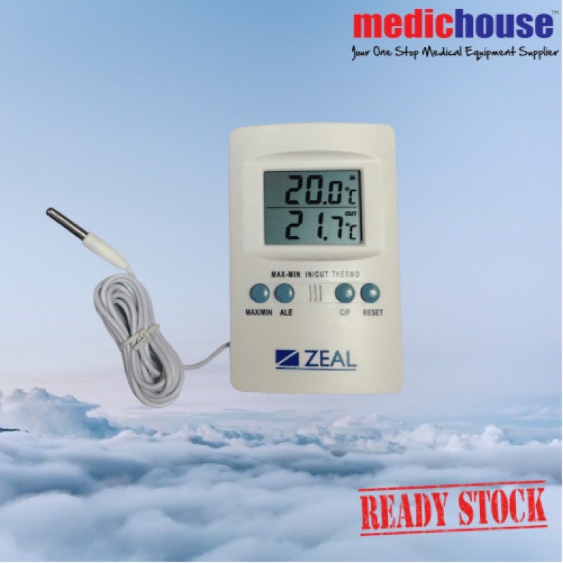 Min Max Thermometer Zeal UK Shopee Malaysia