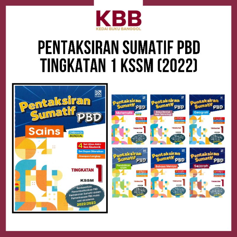 Pelangi Pentaksiran Sumatif Pbd Tingkatan Kssm Shopee Malaysia