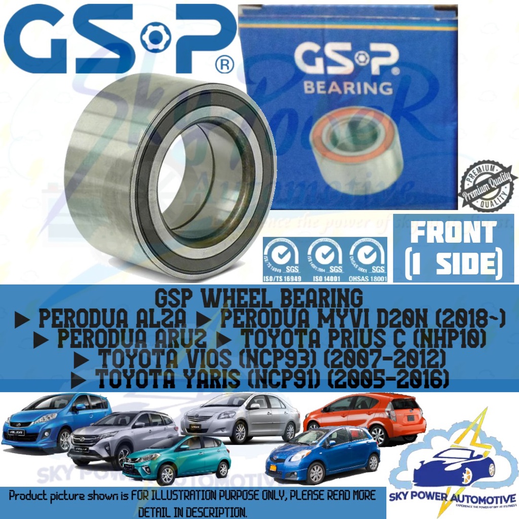 PERODUA ALZA / ARUZ / MYVI D20N / TOYOTA PRIUS C NHP10 / VIOS NCP93 ...