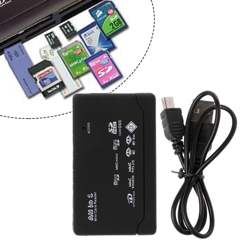 Universal USB Reader All In One Memory Card Reader Mini External SD ...