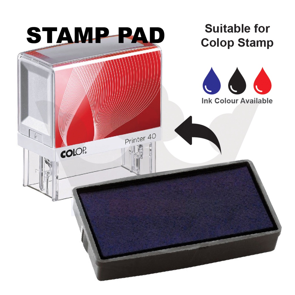 COLOP Spare Pad/ Stamp pad /Replacement Spare Ink Pad P10P20P30P40