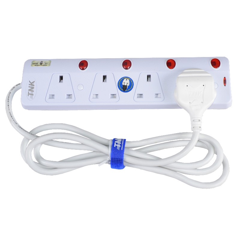 TNK 514S2 4 Geng Universal Multi Extension Trailing Socket With Neon ...