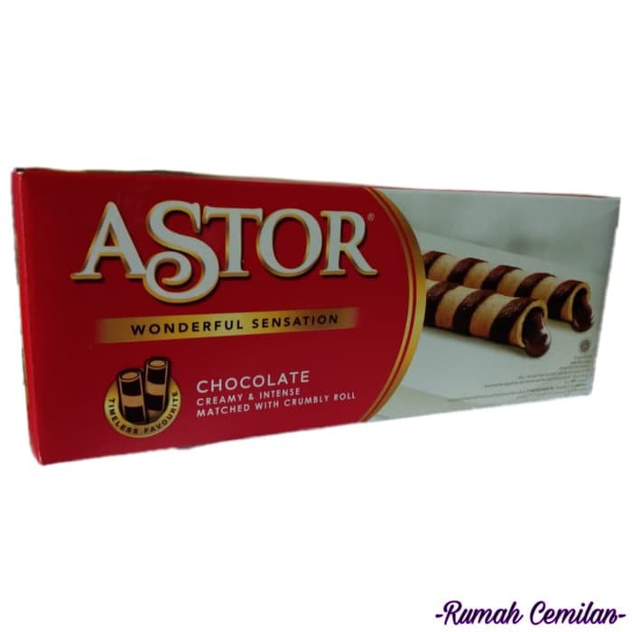 Astor Wafer Stick Chocolate 150gr Box Astor Wafer Double Chocolate