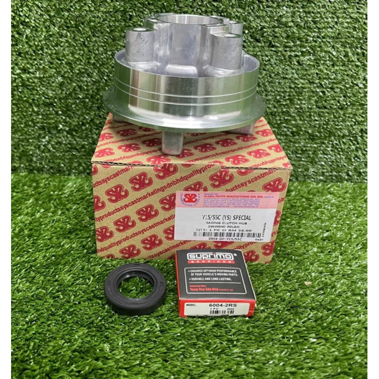 LC135 5s / Y15ZR Sprocket Hub Diamond Polish + Bearing and Seal (SYS