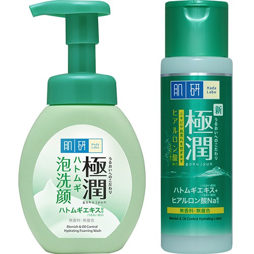 HADA LABO BLEMISH & OIL CONTROL SET (WASH 160 ML+ LOTION 170 ML