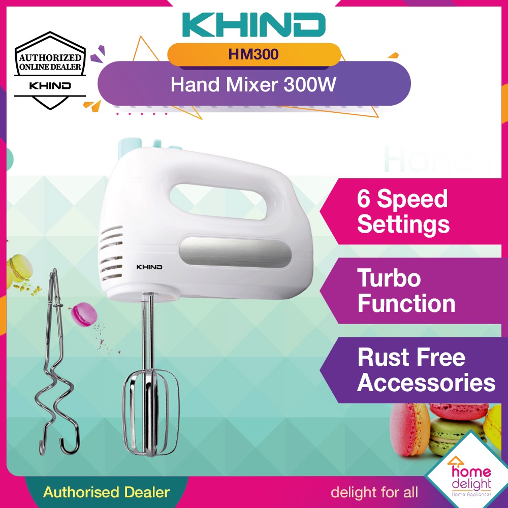 Khind Hand Mixer (300W) [ HM300 ] Shopee Malaysia