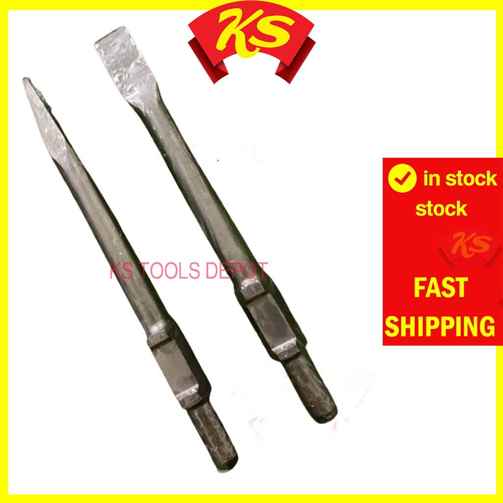 Bull Point Flat Chisel PH-65 Demolition Bill Point Chisel 30mm x410mm ...