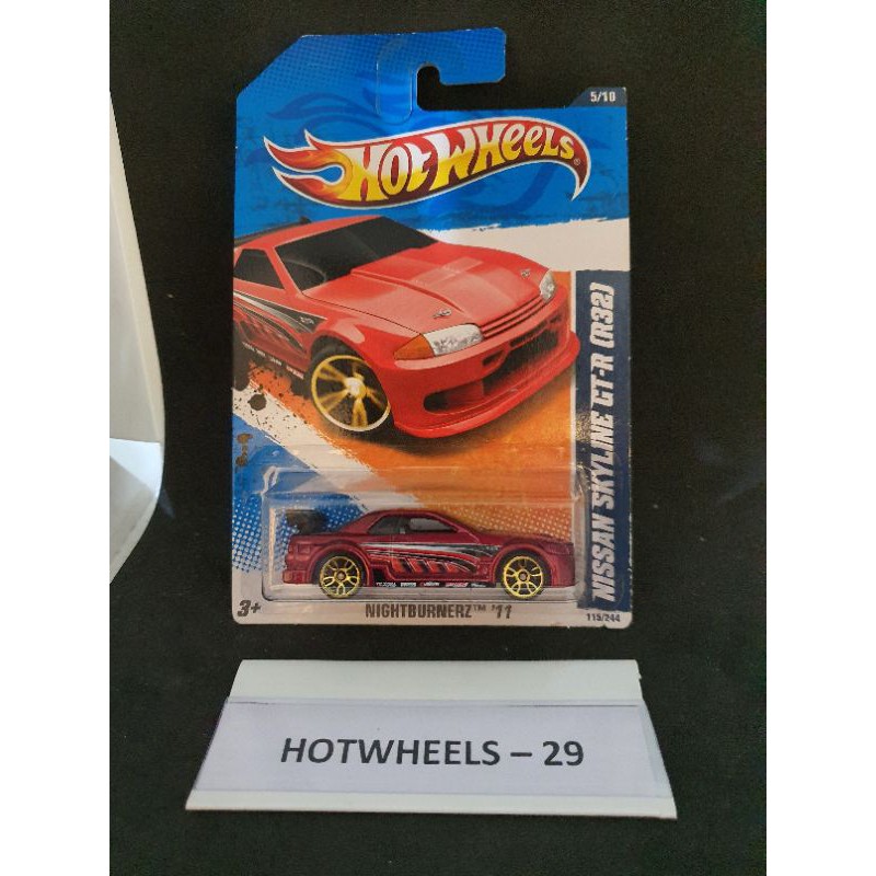 Hot Wheels Nightburnerz Nissan Skyline Gt R R Shopee Malaysia