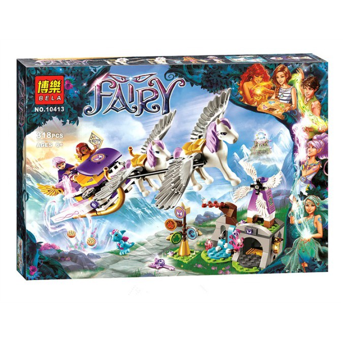 FAIRY ELVES AIRA S PEGASUS SLEIGH LEGO 41077 BRICK Shopee Malaysia