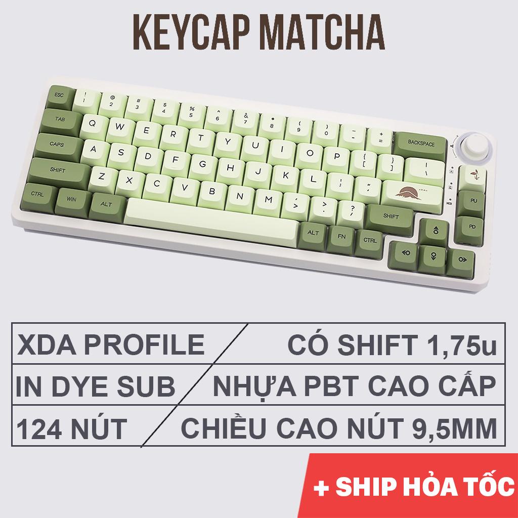 Keycap Matcha Green Tea Profile XDA or OEM high quality PBT plastic 124 ...