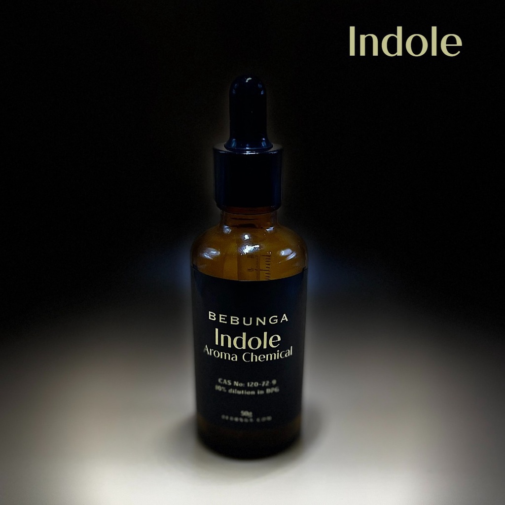Indole | 10% dilution in DPG | Aroma Chemical | 50g | Shopee Malaysia