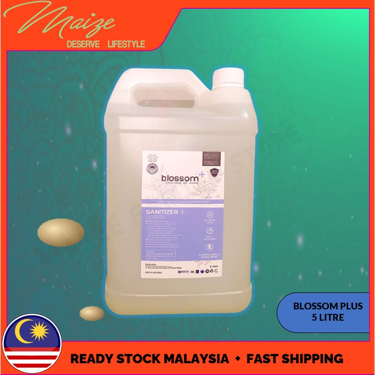 Blossom Sanitizer Blossom Hand Sanitizer Spray Blossom Plus 5 Liter